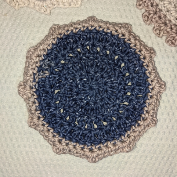 💠Coasters Boho Set of 4 HANDCRAFTED Handmade Crochet Gift - Picture 10 of 13